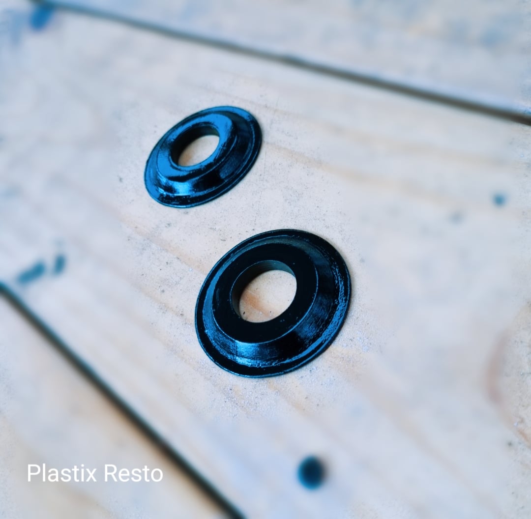 Mazda 1300 window handle surround plastic