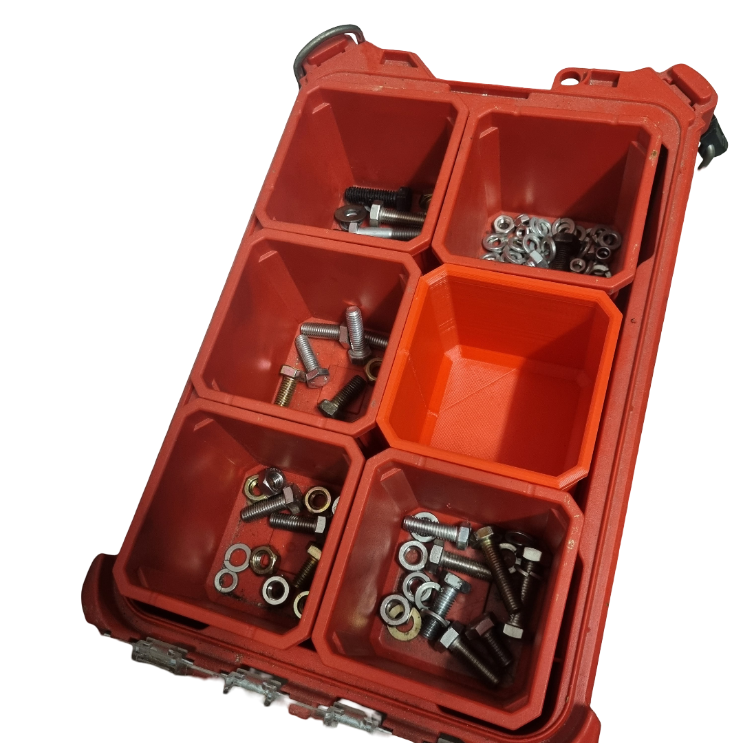 Single large packout organiser