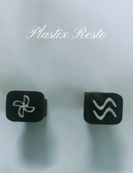 Mazda 1300 dash knobs plastic