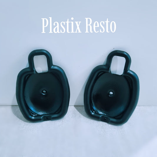 Mazda 1300 door handle surrounds plastic
