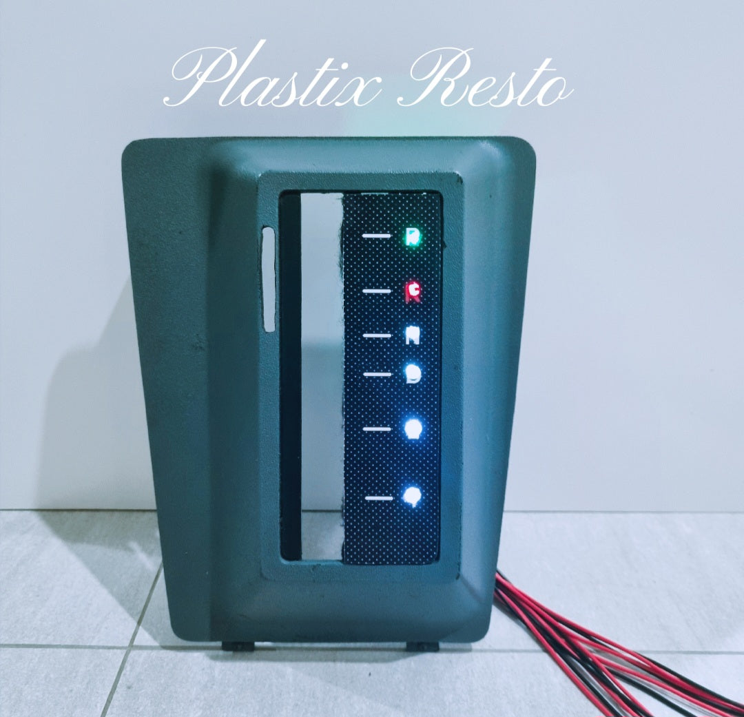 Vl automatic shifter panel and wired LED holder