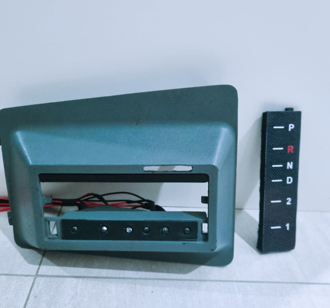 Vl automatic shifter panel and wired LED holder