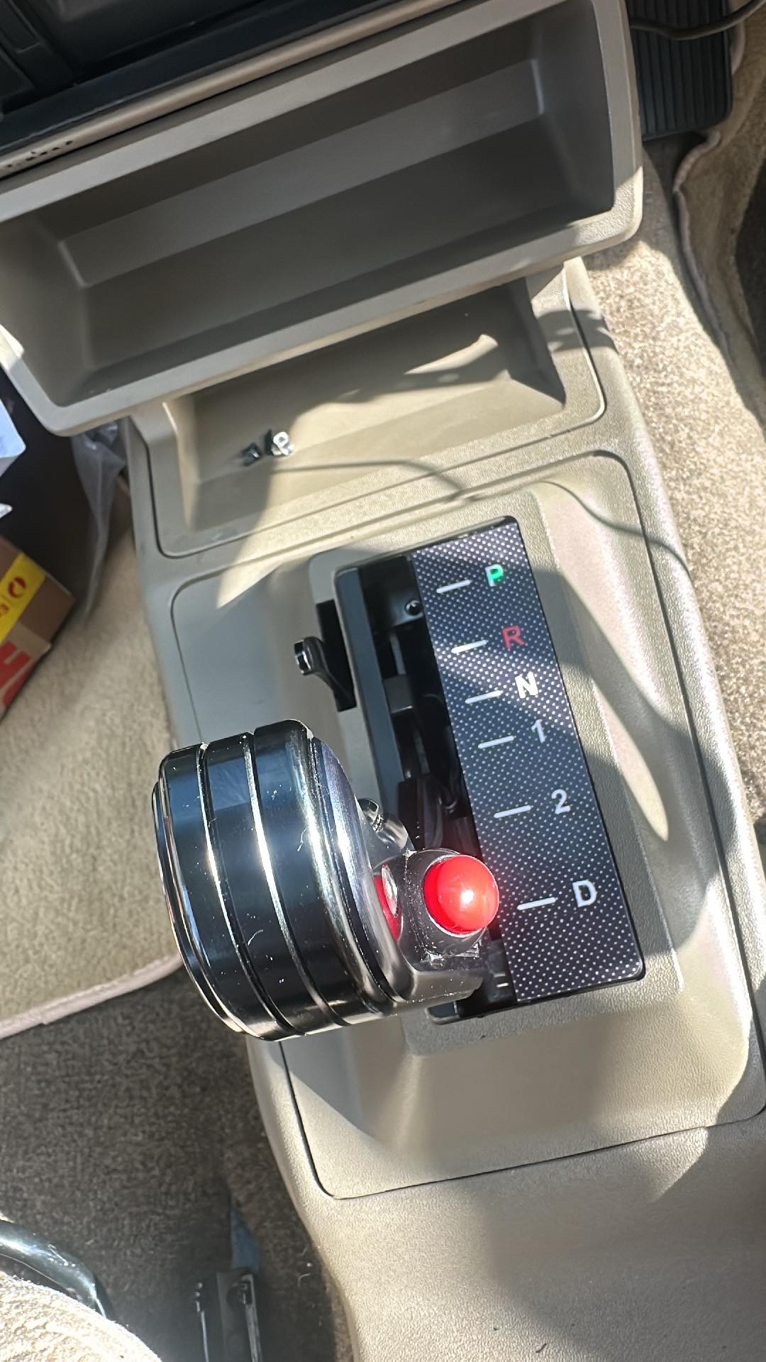 Vl automatic shifter panel and wired LED holder